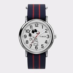 TIMEX �^�C���b�N�X �r���v �X�k�[�s�[ �s�[�i�b�c �N�H�[�c PEANUTS �R���{ TW2Y31100 �V���o�[ �l�C�r�[ 38mm