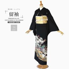二尺袖着物 袴 レンタル 貸衣装 赤×黒×刺繍 袴 Mサイズ 小学生