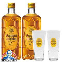 送料無料 うすづくりグラス2個付き ウイスキー サントリー 角瓶 700ml