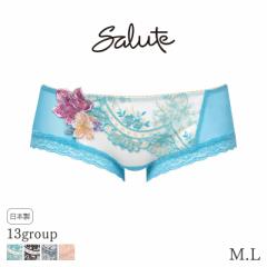 期間限定20%OFF サルート Salute 13グループ ワコール ショーツ はきこみ丈あさめ ボーイレングスショーツ(M L)PTJ513【メール便04】