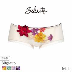 期間限定20%OFF サルート Salute 30グループ ワコール ショーツ はきこみ丈あさめ ボーイレングスショーツ(M L)PTJ530【メール便04】