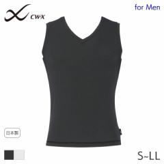 期間限定20%OFF CW-X ワコール メンズ スポーツトップ 汗対策トップス Vネック ノースリーブ(S M L LL)CHO040【メール便15】
