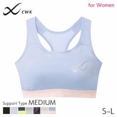 期間限定20%OFF CW-X ワコール レディース ミディアムサポート スポーツブラ スポーツゆれケアブラ ノンワイヤー Yバック カップ内蔵型(S