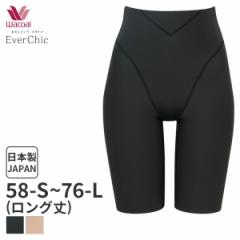 20%OFF ワコール 小さく見せるガードル ガードル ロング丈 ジャストウエスト エバーシック(58-S 64-M 70-M 76-L)GRC639【メール便08】