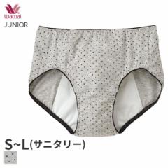 期間限定20%OFF ワコール ジュニア ガールズ サニタリーショーツ ナイトタイプ はきこみ丈ふつう ノーマルショーツ(S M L)CYX198【メール