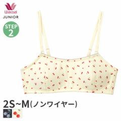 期間限定20%OFF ワコール ジュニア ステップ2 ガールズ ブラジャー ノンワイヤー(2S S M)CFX244【メール便15】