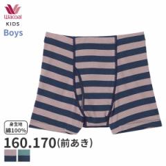期間限定20%OFF ワコール キッズ なめらか触感 ボーイズ ニットボクサー(160 170)CPS508【メール便04】