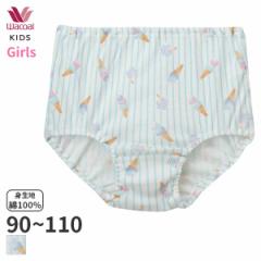 期間限定20%OFF ワコール キッズ ガールズ ショーツ はきこみ丈ふかめ ノーマルショーツ(90 100 110)CAX158【メール便04】