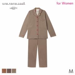ウンナナクール MADE WITH LIBERTY FABRIC レディース パジャマ 綿混 ラスティック天竺パジャマ(M)LP6531
