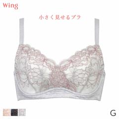 期間限定20%OFF ウイング 小さく見せるブラ ブラジャー 3/4カップ(G)KB6100
