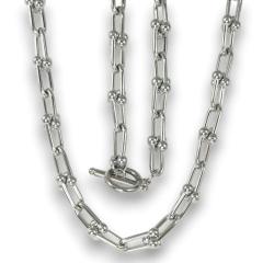 �z�[�X�V���[�y�[�p�[�N���b�v�^�l�b�N���X �`�F�[��STAINLESS SILVER ��50cm/34g/12227 �j�����p�y�M�t�g���b�s���O�ς݁z�y���������z