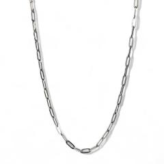 �l�b�N���X �y�[�p�[�N���b�v�`�F�[�� �X�e�����X�V���o�[�S�[�W���X50cm/��2.5�~7.0mm �j�����p�y�M�t�g���b�s���O�ς݁z�y���������z