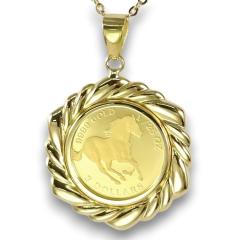 �����iK24/9999GOLD�j �c�o���z�[�X�R�C�� ����1/25oz�E2024�N�G���U�x�X���o�[�V�u���y���_���g�g�b�v11100773�y�M�t�g���b�s���O�ς݁z