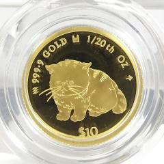 2025 ����f�U�C�� �wCat Coin�x �����L���b�g �R�C�� 1/20oz K24 2025�N 24������999.9 �S�[���h�R�C�� �L�O�R�C�� �`���[���Y���� ����