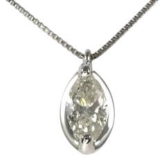 �_�C�������h �l�b�N���X �v���`�i �� �ꗱ�}�[�L�X�J�b�g I-1/H/0.45ct�A�b�v�`�l�b�N���X�Ӓ菑�V�[�g�t