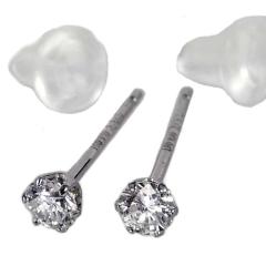 ���{�O���E���_�C�������h�s�A�X �ꗱ�X�^�b�h�_�C�������h SILVER925 Lab Grown Diamond 0.1ct 7160