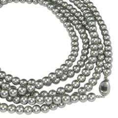 �p�[���l�b�N���X 6mm�V���o�[�O���[ �����O160cm�������O�^�C�v�t�F�C�N9016GR_4�����{���� �y�M�t�g���b�s���O�ς݁z