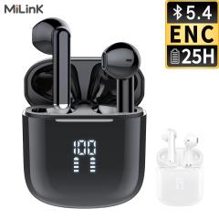 Mi Tune03 ���C�����X�C���z�� bluetooth 5.4 �C���i�[�C���[ �o�b�e���[ �c�ʕ\�� ENC �m�C�Y�L�����Z�����O ��x�� Hi-Fi ������ 5����