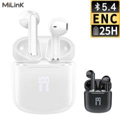 Mi Tune03 ���C�����X�C���z�� bluetooth 5.4 �C���i�[�C���[ �o�b�e���[ �c�ʕ\�� ENC �m�C�Y�L�����Z�����O ��x�� Hi-Fi ������ 5����