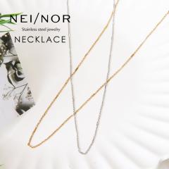 Nei/nor �l�C�i�[ �l�b�N���X �T�[�W�J���X�e�����X316L �����ςȂ�OK �V���v�� �`�F�[�� �W�F���_�[���X �X�L���W���G���[ �K�тɋ���