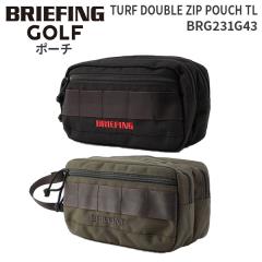 BRIEFING GOLF TURF DOUBLE ZIP POUCH TL u[tBO ^[t_uWbv|[` eB[G R[f v ubN W[O