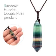 ���C���{�[ �t���[���C�g �|�C���g �y���_���g �����O �l�b�N���X �}���`�J���[ �V�R�� �p���[�X�g�[�� ������� �u�� Rainbow Fluorite 