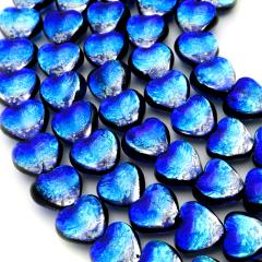 ���� ���i�O�j�u���[ �z�^���K���X �n�[�g�^ ��12 x 12 x 8mm ��A �r�[�Y����(34��) �Ƃ�ڋ� ���� ���y�Y ��������