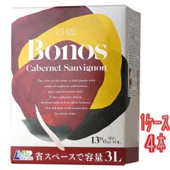 �{�m�X �J�x���l�E�\�[���B�j���� �� BIB �o�b�O�C���{�b�N�X 3000ml 4�{ �X�y�C�� �P�[�X�̔� �ԃ��C�� �t�M�t�g �a���� ���j�� �M�t�g 