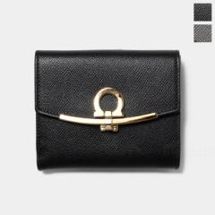 Salvatore Ferragamo T@g[tFK ܂z Gancini French wallet fB[X 22C877