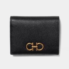 Salvatore Ferragamo T@g[tFK ܂z Gancini compact wallet fB[X 22D780