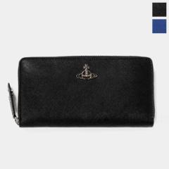 VIVIENNE WESTWOOD BBAEGXgEbh z SAFFIANO ZIP ROUND WALLET fB[X U[ 51050022-L001N