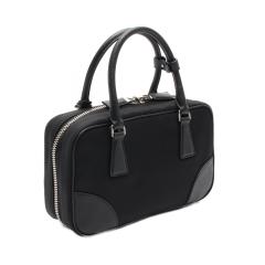 �v���_ PRADA TESSUTO+SAFFIANO �n���h�o�b�O �o�b�O �i�C���� �T�t�B�A�[�m���U�[ ���f�B�[�X �u���b�N�n 1BB1212C4QF0632 �y�V�i�z