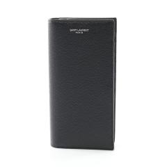 �T�����[���� SAINT LAURENT ��܂蒷���z ���z ���U�[ �����Y �u���b�N�n 396308BTY0N1000 �y�V�i�z