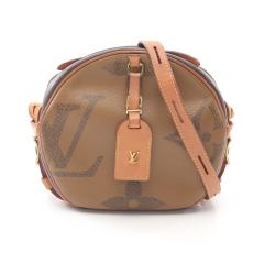 ���C�E���B�g�� LOUIS VUITTON �{���b�g �V���|�[ �X�[�v�� �V�����_�[�o�b�O �o�b�O PVC�R�[�e�B���O�L�����o�X ���U�[ ���m�O�����E�W