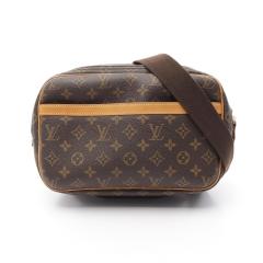 ���C�E���B�g�� LOUIS VUITTON ���|�[�^�[PM �V�����_�[�o�b�O �o�b�O PVC�R�[�e�B���O�L�����o�X ���U�[ ���m�O���� ���f�B�[�X �u���E
