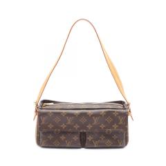 ���C�E���B�g�� LOUIS VUITTON ���B�o�V�eMM �V�����_�[�o�b�O �o�b�O PVC�R�[�e�B���O�L�����o�X ���U�[ ���m�O���� ���f�B�[�X �u���E