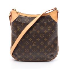 ���C�E���B�g�� LOUIS VUITTON �I�f�I��PM �V�����_�[�o�b�O �o�b�O PVC�R�[�e�B���O�L�����o�X ���U�[ ���m�O���� ���f�B�[�X �u���E��