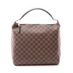 ���C�E���B�g�� LOUIS VUITTON �|�[�g�y���[PM �V�����_�[�o�b�O �o�b�O PVC�R�[�e�B���O�L�����o�X ���U�[ �_�~�G ���f�B�[�X �u���E��
