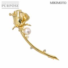 ~Lg MIKIMOTO AR^ 7.5mm _C 0.35ct u[` K18 YG CG[S[h 750 KN p[ fB[X 90217510 yÁzBJ