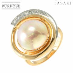 ^TL TASAKI 11 O }x^ 13.5mm _C 0.09ct K18 YG Pt CG[S[h 750 w fB[X 90231417 yÁzBJ