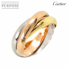 JeBG Cartier gjeB #53 O MM K18 YG WG PG 3A X[S[h 750 w Trinity Ring fB[X 90235075 yÁzBJ