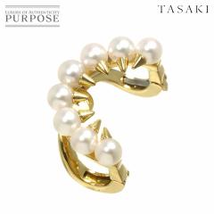 �^�T�L TASAKI �f�C���W���[ �v���X �A�R���^�� 3.8mm �C�������O K18 YG 750 �p�[�� �Ў� �Е��̂� ���f�B�[�X 90297371 �y���ÁzBJ
