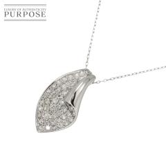 �_�C�� 0.70ct �l�b�N���X 45cm K18 WG �z���C�g�S�[���h 750 ���f�B�[�X 90302426 �y���ÁzNJ