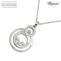 �V���p�[�� Chopard �n�b�s�[ �_�C�� �o�u�� �l�b�N���X 42cm K18 WG 750�y�ؖ����t���z���f�B�[�X 90303643 �y���ÁzBJ