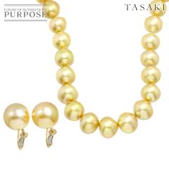 �^�T�L TASAKI �����^�� 12.4-8.0mm �l�b�N���X 41cm �C�������O 2�_�Z�b�g SV K18 YG 750 750 �p�[�� ���f�B�[�X 90304311 �y���ÁzBJ