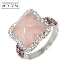 �����O 10�� �N�H�[�c �T�t�@�C�� 0.77ct �_�C�� 0.16ct K18 WG �z���C�g�S�[���h 750 �w�� ���f�B�[�X 90305543 �y���ÁzNJ