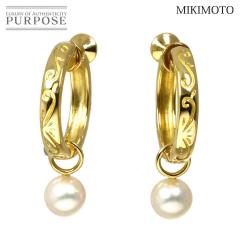 �~�L���g MIKIMOTO �A�R���^�� 6.5mm �C�������O K18 YG �C�G���[�S�[���h 750 �p�[�� ���f�B�[�X 90307419 �y���ÁzBJ