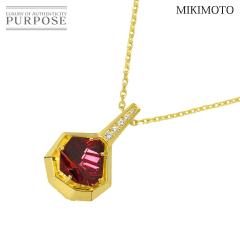 �~�L���g MIKIMOTO �K�[�l�b�g 2.54ct �_�C�� 0.05ct �l�b�N���X 45.5cm K18 YG �C�G���[�S�[���h 750 ���f�B�[�X 90308875 �y���ÁzBJ