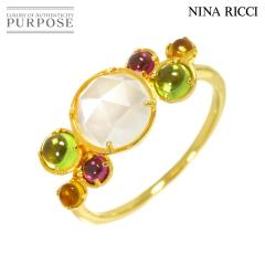 �j�i���b�` NINA RICCI 12.5�� �����O �}���`�X�g�[�� K18 YG �C�G���[�S�[���h 750 �w�� ���f�B�[�X 90310369 �y���ÁzBJ