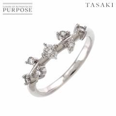 �^�T�L TASAKI 11�� �����O �_�C�� 0.14ct K14 WG �z���C�g�S�[���h 585 �w�� �c��^�� ���f�B�[�X 90310385 �y���ÁzBJ